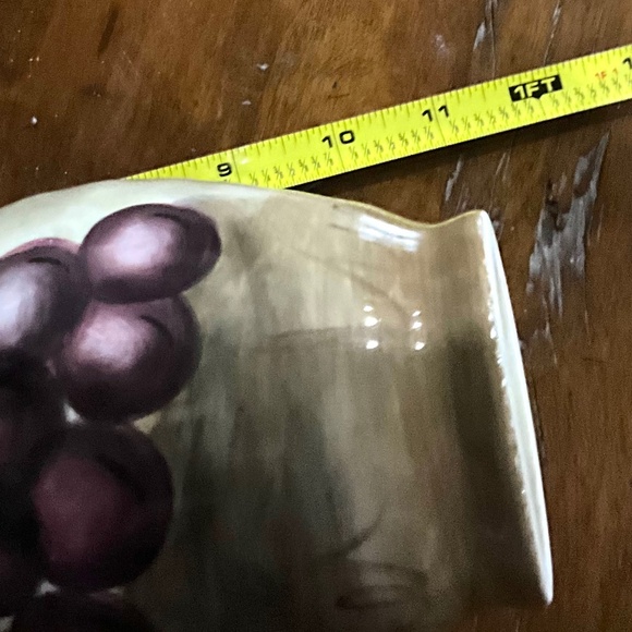 Table Tops Unlimited Fruition Hand Painted Collection Dispenser,4-Dipping Dishes - Picture 4 of 8